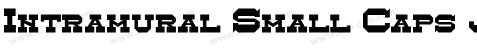 Intramural Small Caps JL字体转换